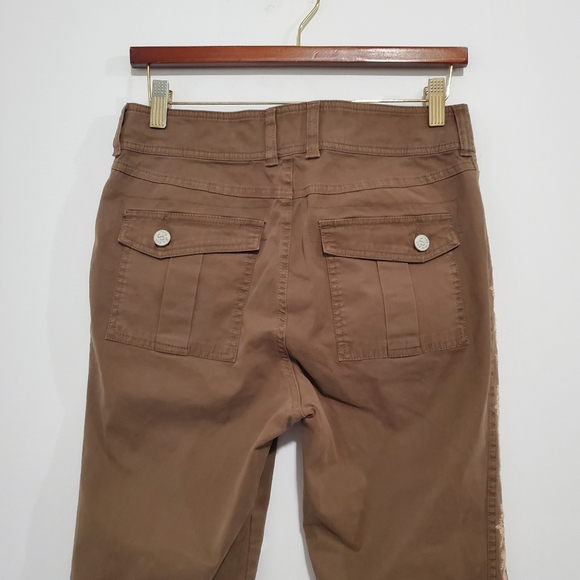 Sundance Melbourne Embroidered Cargo Jogger Pant Army Green Women’s Sz 6 Utility - Picture 4 of 10